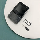 Mini Slide i19 Pro telefon, 2.4 hüvelykes kijelző, Dual SIM, kamera, FM rádió, Bluetooth, fizikai gombok, feloldva