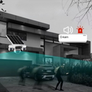 4G TL3 napelemes megfigyelő kamera 1 PIR érzékelővel, 12000mAh akkumulátorral, éjjellátó funkcióval, 7,5W, OKAM Pro vezérléssel