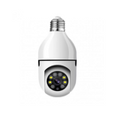 2 db WiFi izzó típusú megfigyelő kamera szett 355°-os Full HD panoráma látószöggel, mozgásérzékelővel és kétirányú audio funkcióval