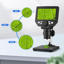 Hordozható Digitális Mikroszkóp LCD Képernyő 4.3 inch Zoom 1X–1000X, 1080P, Állítható LED Világítás