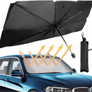 Összecsukható esernyő típusú napellenző autó szélvédőre