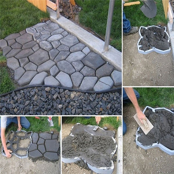 Professzionális Beton Járólap Forma – Újrafelhasználható Dekoratív Minta Járdákhoz és Teraszokhoz